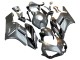 Billige Honda CBR1000RR Motorrad Verkleidung 2004-2005 - Silber Glanzendes Schwarz