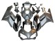 Billige Honda CBR1000RR Motorrad Verkleidung 2004-2005 - Silber Glanzendes Schwarz
