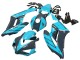 Billige Honda CBR1000RR Motorrad Verkleidung 2004-2005 - Hellblau Glanzendes Schwarz