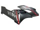Billige Honda CBR1000RR Motorrad Verkleidung 2004-2005 - Glanzendes Schwarz Glanzendes Grau Rot Streifen