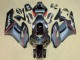 Billige Honda CBR1000RR Motorrad Verkleidung 2004-2005 - Glanzendes Schwarz Glanzendes Grau Rot Streifen