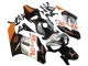 Billige Honda CBR1000RR Motorrad Verkleidung 2004-2005 - Orange Silber Glanzendes Schwarz Repsol