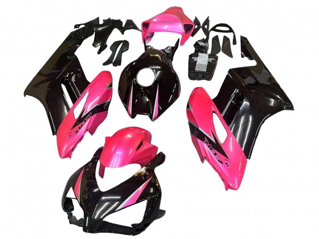 Billige Honda CBR1000RR Motorrad Verkleidung 2004-2005 - Rosa Glanzendes Schwarz