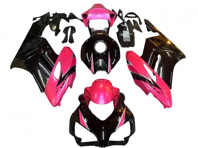 Billige Honda CBR1000RR Motorrad Verkleidung 2004-2005 - Rosa Glanzendes Schwarz