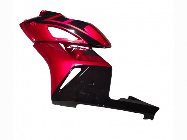 Billige Honda CBR1000RR Motorrad Verkleidung 2004-2005 - Rot Glanzendes Schwarz Streifen