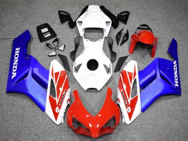 Billige Honda CBR1000RR Motorrad Verkleidung 2004-2005 - Weiss Rot Blau
