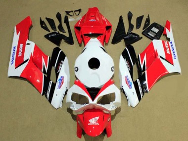 Billige Honda CBR1000RR Motorrad Verkleidung 2004-2005 - Weiss Rot Matt Schwarz Motul