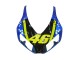 Billige Honda CBR1000RR Motorrad Verkleidung 2006-2007 - Blau Fluoreszierendes Grun Glanzendes Schwarz Hai 46