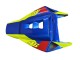 Billige Honda CBR1000RR Motorrad Verkleidung 2006-2007 - Blau Fluoreszierendes Grun Glanzendes Schwarz Hai 46