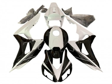 Billige Honda CBR1000RR Motorrad Verkleidung 2006-2007 - Perl Weiss Glanzendes Schwarz