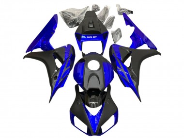 Billige Honda CBR1000RR Motorrad Verkleidung 2006-2007 - Blau Matt Schwarz