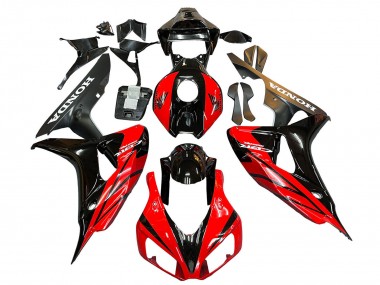 Billige Honda CBR1000RR Motorrad Verkleidung 2006-2007 - Blau Glanzendes Schwarz