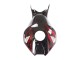 Billige Honda CBR1000RR Motorrad Verkleidung 2006-2007 - Glanzendes Schwarz Rot Flamme