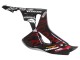 Billige Honda CBR1000RR Motorrad Verkleidung 2006-2007 - Glanzendes Schwarz Gelb Rot Flamme