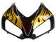 Billige Honda CBR1000RR Motorrad Verkleidung 2006-2007 - Glanzendes Schwarz Gelb Rot Flamme