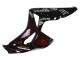 Billige Honda CBR1000RR Motorrad Verkleidung 2006-2007 - Glanzendes Schwarz Gelb Rot Flamme