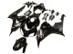 Billige Honda CBR1000RR Motorrad Verkleidung 2006-2007 - Glanzendes Schwarz Matt Schwarz
