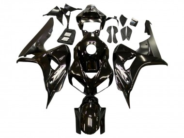 Billige Honda CBR1000RR Motorrad Verkleidung 2006-2007 - Glanzendes Schwarz Matt Schwarz
