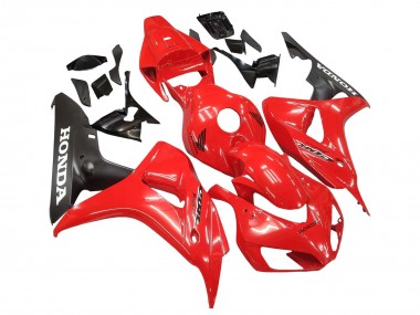 Billige Honda CBR1000RR Motorrad Verkleidung 2006-2007 - Rot Matt Schwarz
