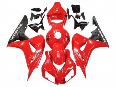 Billige Honda CBR1000RR Motorrad Verkleidung 2006-2007 - Rot Matt Schwarz