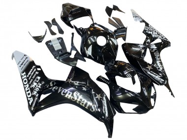 Billige Honda CBR1000RR Motorrad Verkleidung 2006-2007 - Glanzendes Schwarz Gold SevenStars