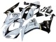 Billige Honda CBR1000RR Motorrad Verkleidung 2006-2007 - Weiss Glanzendes Schwarz Pramac