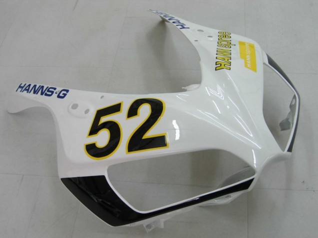 Billige Honda CBR1000RR Motorrad Verkleidung 2006-2007 - Weiss Grun Glanzendes Schwarz Hannspree 52