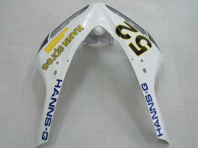 Billige Honda CBR1000RR Motorrad Verkleidung 2006-2007 - Weiss Grun Glanzendes Schwarz Hannspree 52