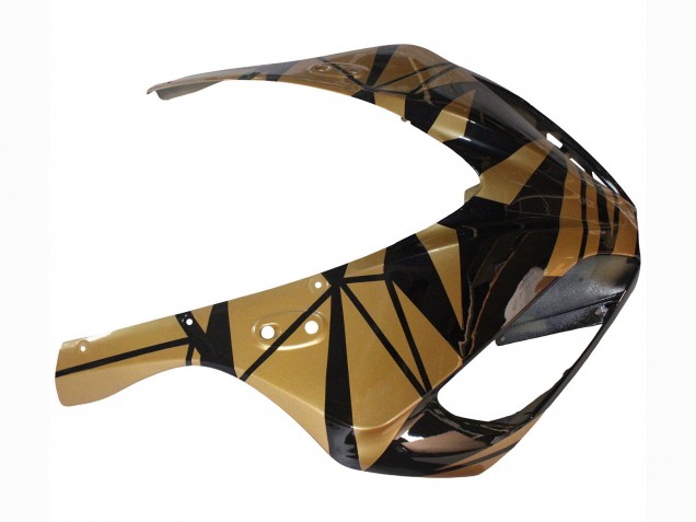 Billige Honda CBR1000RR Motorrad Verkleidung 2006-2007 - Gold Glanzendes Schwarz