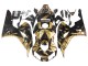 Billige Honda CBR1000RR Motorrad Verkleidung 2006-2007 - Gold Glanzendes Schwarz