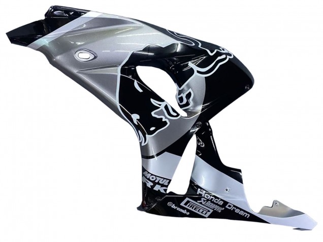 Billige Honda CBR1000RR Motorrad Verkleidung 2006-2007 - Silber Glanzendes Schwarz Red Bull