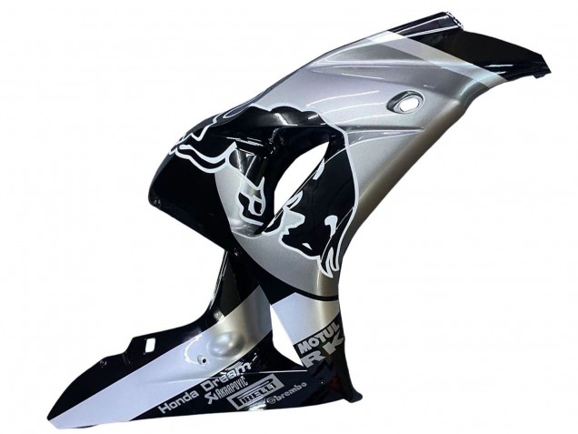 Billige Honda CBR1000RR Motorrad Verkleidung 2006-2007 - Silber Glanzendes Schwarz Red Bull