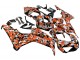Billige Honda CBR1000RR Motorrad Verkleidung 2006-2007 - Schwarz Orange Silber Camouflage