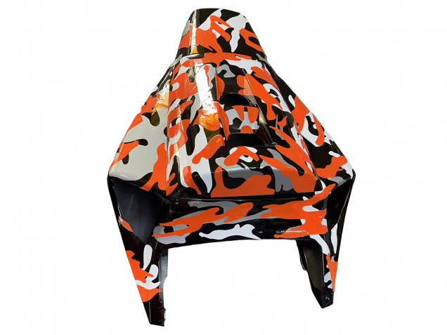 Billige Honda CBR1000RR Motorrad Verkleidung 2006-2007 - Schwarz Orange Silber Camouflage