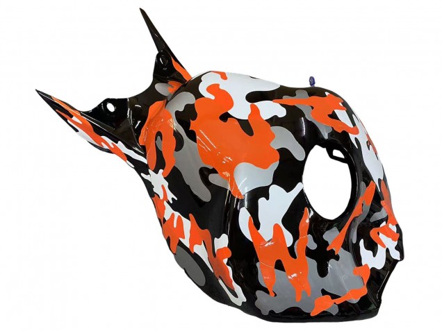 Billige Honda CBR1000RR Motorrad Verkleidung 2006-2007 - Schwarz Orange Silber Camouflage