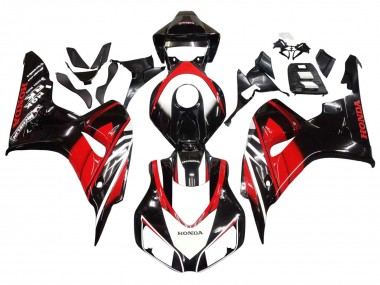 Billige Honda CBR1000RR Motorrad Verkleidung 2006-2007 - Rot Glanzendes Schwarz