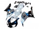Billige Honda CBR1000RR Motorrad Verkleidung 2006-2007 - Weiss Blau Glanzendes Schwarz