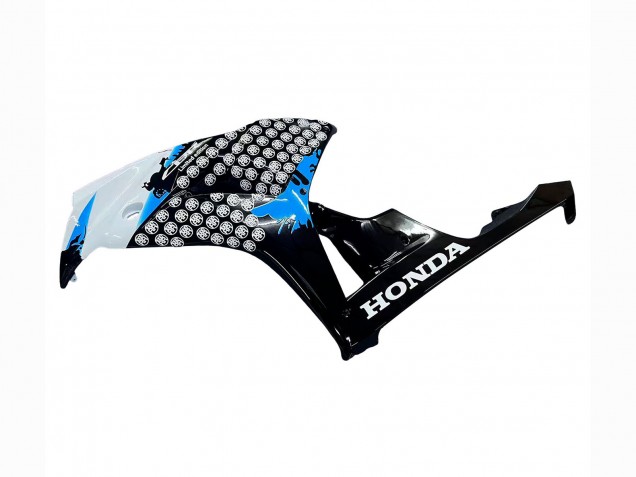 Billige Honda CBR1000RR Motorrad Verkleidung 2006-2007 - Weiss Blau Glanzendes Schwarz