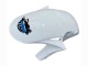 Billige Honda CBR1000RR Motorrad Verkleidung 2006-2007 - Weiss Blau Glanzendes Schwarz