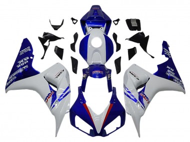 Billige Honda CBR1000RR Motorrad Verkleidung 2006-2007 - Weiss Rot Blau HRC