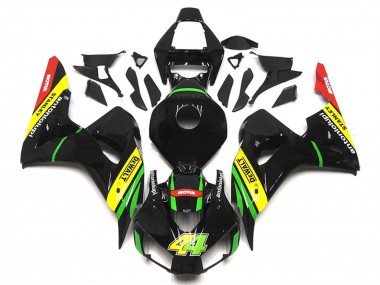 Billige Honda CBR1000RR Motorrad Verkleidung 2006-2007 - Glanzendes Schwarz Gelb Grun Rot Motul 44