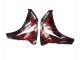 Billige Honda CBR1000RR Motorrad Verkleidung 2008-2011 - Glanzendes Schwarz Rot Flamme