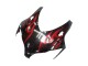 Billige Honda CBR1000RR Motorrad Verkleidung 2008-2011 - Glanzendes Schwarz Rot Flamme