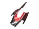 Billige Honda CBR1000RR Motorrad Verkleidung 2008-2011 - Glanzendes Schwarz Rot Flamme