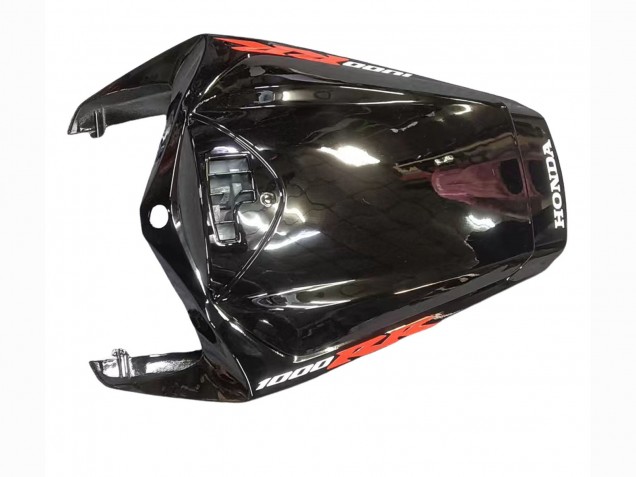 Billige Honda CBR1000RR Motorrad Verkleidung 2008-2011 - Glanzendes Schwarz Rot Flamme