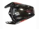 Billige Honda CBR1000RR Motorrad Verkleidung 2008-2011 - Glanzendes Schwarz Rot Flamme