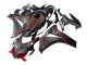 Billige Honda CBR1000RR Motorrad Verkleidung 2008-2011 - Schwarzes Carbonfaser Rot