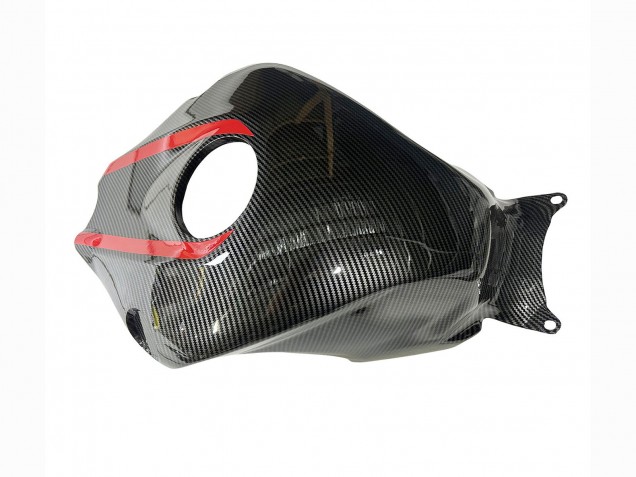 Billige Honda CBR1000RR Motorrad Verkleidung 2008-2011 - Schwarzes Carbonfaser Rot