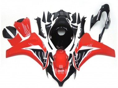 Billige Honda CBR1000RR Motorrad Verkleidung Kit 2008-2011 - Rot Glanzendes Schwarz
