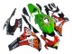 Billige Honda CBR1000RR Motorrad Verkleidung 2008-2011 - Grun Orange Glanzendes Schwarz Rossi Michelin 46